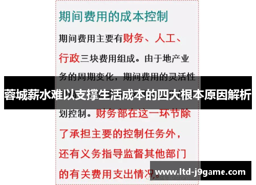 蓉城薪水难以支撑生活成本的四大根本原因解析